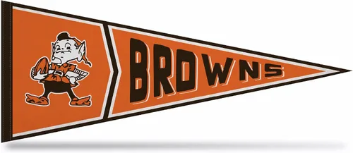 Vista 22 de Rico Industries NFL Retro - Alt 12" x 30" Felt Wall Décor Pennant - Great for Home/Bed Room/Man Cave Décor