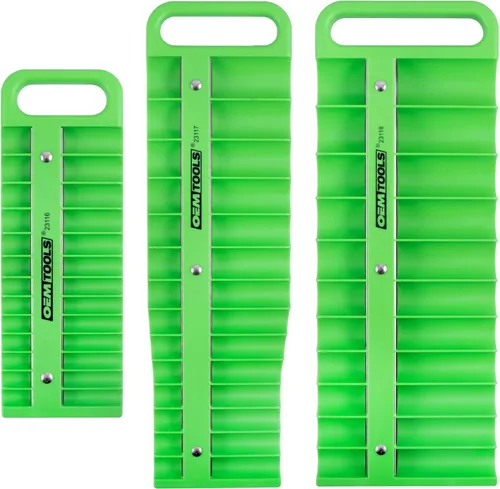 Vista 9 de OEMTOOLS 23118 Organizador magnético portátil de llaves de vaso de 1/2 pulgada, organizador de llaves de vaso, organizador de llaves de vaso de 1/2