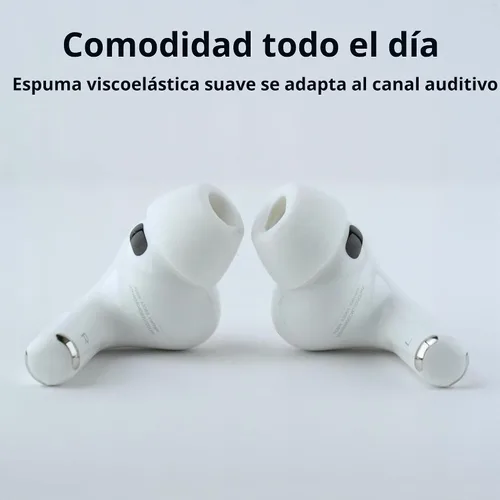 Vista 3 de Comply TrueGrip MAX Almohadillas de recambio de espuma viscoelástica premium para Apple AirPods Pro de tercera generación Comodidad duradera