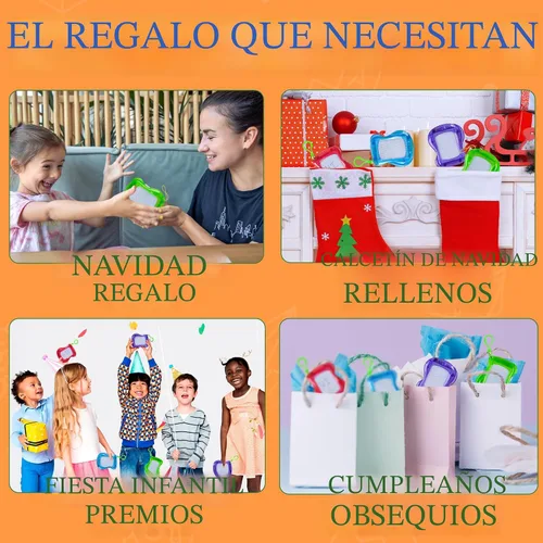 Vista 3 de Bedwina Mini Pizarra Magnética de Dibujo para Niños - (Paquete de 6) Tableros de Dibujo con Clip para Llavero de Mochila, Bloc Borrable