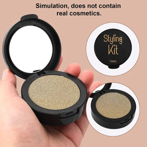 Vista 6 de Juego de 10 piezas de maquillaje para niños, juego de maquillaje falso realista para niñas de 3 a 5 años, juguete cosmético, regalo perfecto