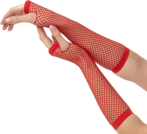 Vista 4 de Schmoopy Guantes de encaje para mujer, para bodas, fiestas de té, cosplay, disfraces