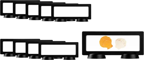Vista 27 de Restaurantware Display Tek - Vitrinas flotantes de 2.8 x 2.8 pulgadas, 10 carcasas de exhibición de marco, se venden por separado, vitrinas