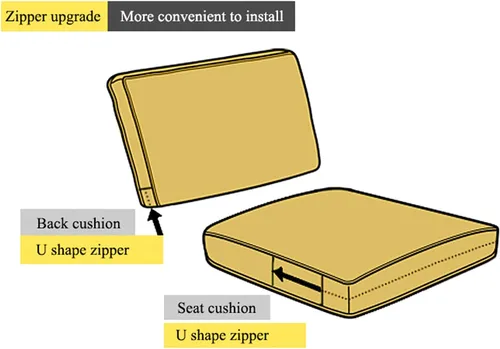 Vista 4 de Funda de sofá para IKEA Kivik 3 asientos con diván, sofá de 125.2 pulgadas