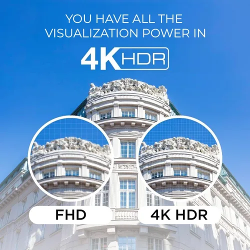 Vista 2 de Hisense Televisión R6E5 de 50 pulgadas (2024) SmartTV 4K HDR10 funciona con AirPlay, Smart Home, Alexa, Google Home