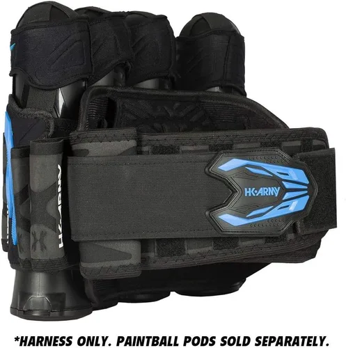 Vista 2 de HK Army Zero G 2.0 - Arnés de paintball (4+3 cápsulas), color negro y azul