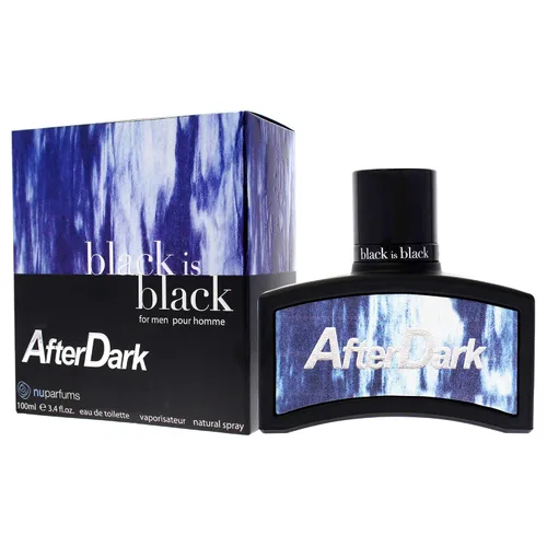 Vista 5 de NU Parfums Black Is Black After Dark Men EDT Spray 3.4 oz