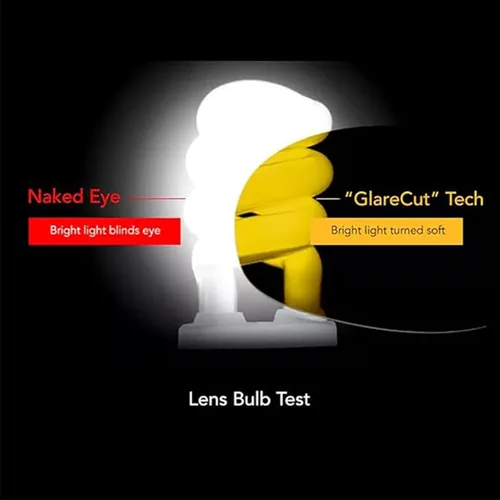 Vista 4 de Lentes para faros delanteros con tecnología Glarecut (conduce de forma segura por la noche), gafas de conducción nocturna unisex antirreflejos