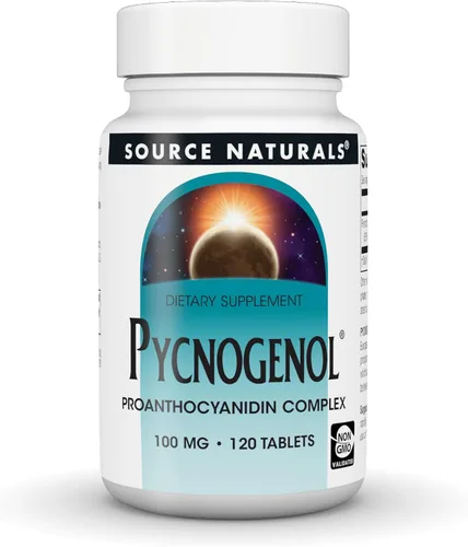 Vista 6 de Source Naturals Pycnogenol Proantocianidin Complex, 100 mg - 30 Tabletas