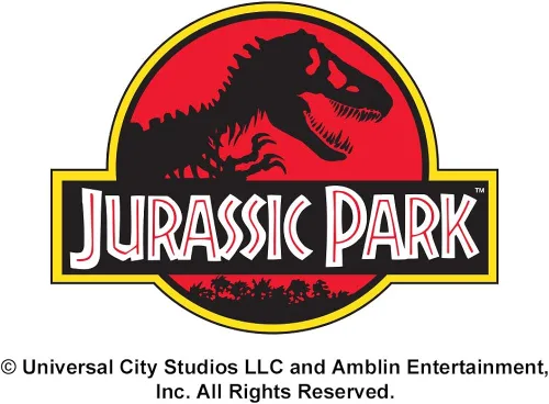 Vista 8 de Popfunk Classic Jurassic Park Classic Logo T Rex Sudadera con capucha y calcomanías