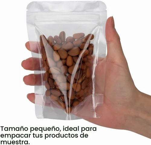 Vista 3 de Paquete de 50 bolsas transparentes resellables para pequeñas empresas (3.9 x 5.9 pulgadas) La cremallera termosellable se levanta los bolsos