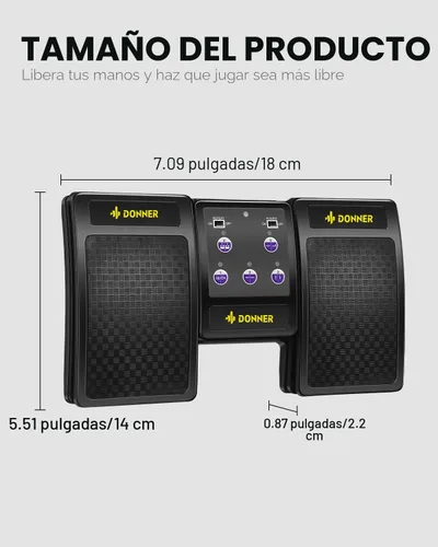 Vista 3 de Donner Bluetooth Página espátula, Negro