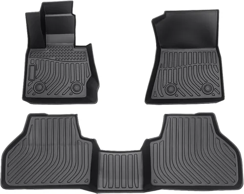 Vista 25 de Alfombrillas para todo tipo de clima para Ford Explorer 2011-2014 (no apto para asientos de cubo), tapetes para el piso de 1ª y 2ª y fila, 3D