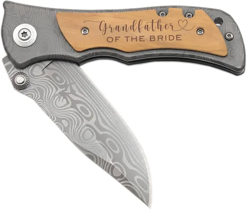Vista 11 de XJF Cuchillo de bolsillo grabado para hermano - Regalo de cumpleaños, Navidad y graduación