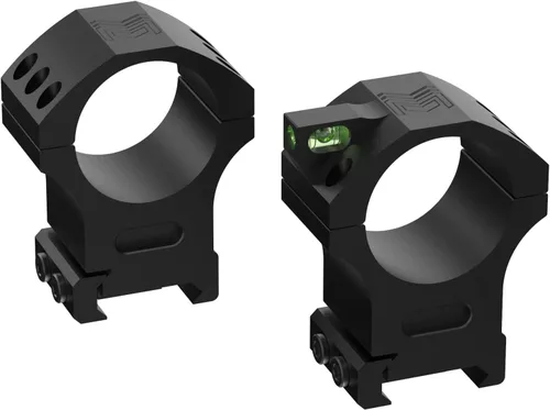 Vista 15 de Monstrum Next Level Scope Rings with Integrated Level Bubble and Anti-Recoil Lugs Available in 1 inch, 30 mm, and 34 mm Diameter