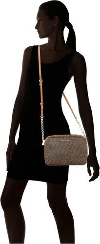 Vista 6 de MICHAEL Michael Kors Jet Set - Juego de cruz de piel Saffiano grande