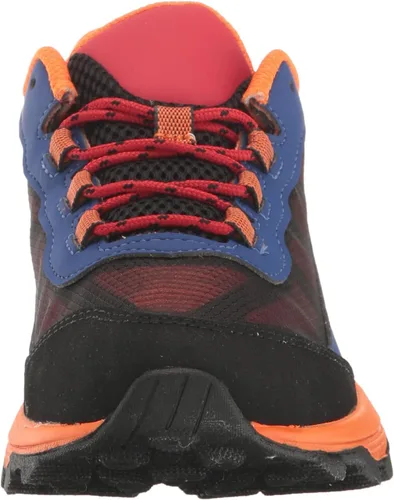 Vista 2 de Merrell Moab Speed Low impermeable para niño (bebéniño pequeñoniño grande), azulnegronaranja