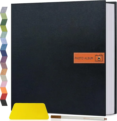 Vista 34 de Popotop Álbum de fotos grande autoadhesivo 4x6 5x7 8x10 Álbum de recortes DIY Libro de imágenes, Regalos para mamá, familia, bebé y boda