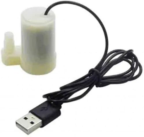 Vista 3 de 20pcs Vertical Mini DC 3-6V 120L/H Motor sin escobillas Bomba de agua sumergible con USB
