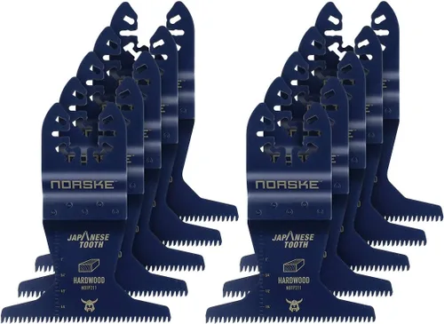 Vista 8 de Norske Tools NOTP278 - Cuchilla de accesorio oscilante para multiherramienta de 1 1/4 pulgadas, corte al ras de dientes japoneses, ajuste universal