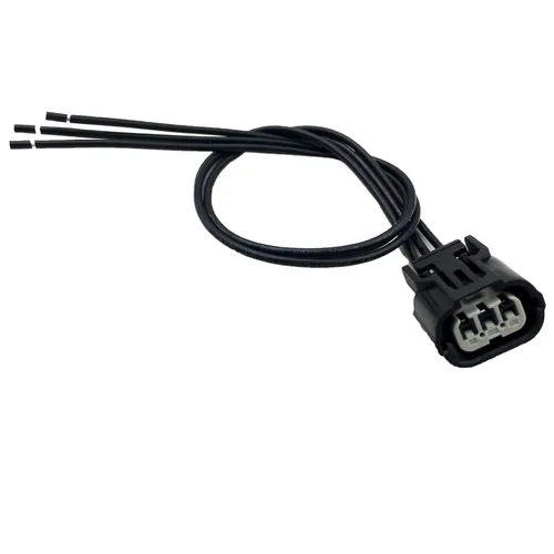 Vista 2 de Conector de interruptor de sensor de presión de aceite compatible con Honda Odyssey Pilot Civic Insight Acura MDX RDX 38260-RNA-A01 Negro