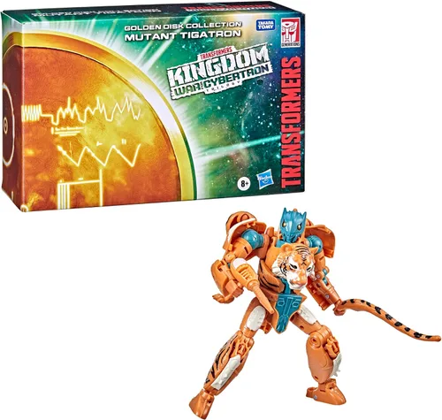 Vista 12 de Transformers Generations War for Cybertron Golden Disk Collection Capítulo 3, Mutant Tigatron, edades de 8 años en adelante, 7 pulgadas