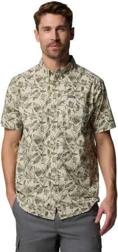 Vista 19 de Columbia - Camisa de manga corta para hombre Rapid Rivers con estampado, con cómodo elástico Colegial Navy Outback