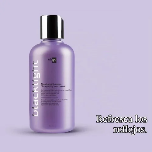 Vista 5 de Oligo Professional Blacklight Champú nutritivo Sin parabenos Hidratación hidratante Extensor de color vegano