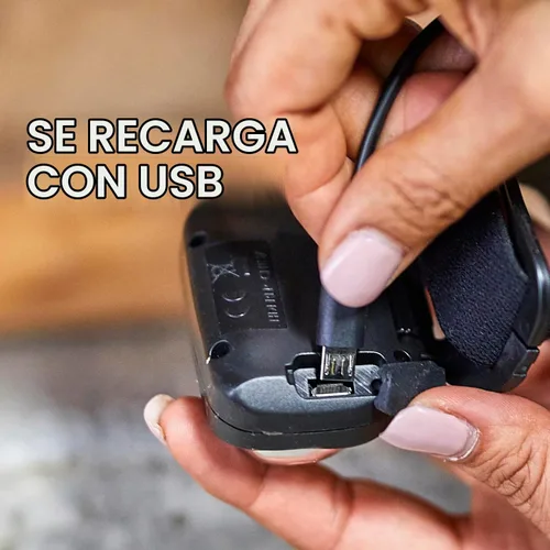 Vista 7 de Linterna de cabeza Energizer PRO-400 recargable, linterna recargable resistente al agua IPX4, lámpara de cabeza ultra brillante con múltiples modos