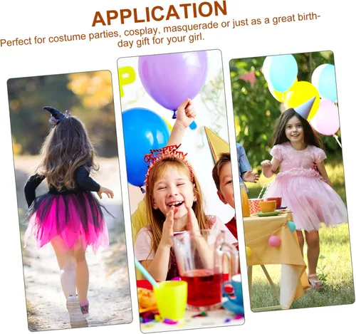 Vista 2 de Disfraz de alas de hada para niñas, 12 piezas, disfraz de cosplay para niñas, tutú para niñas, ropa de alas de hada