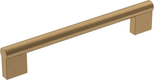 Vista 64 de Amerock Versa 3-3/4 pulgadas (96 mm) de centro a centro Bronce champán Manija de gabinete - paquete de 10 unidades Champagne bronce