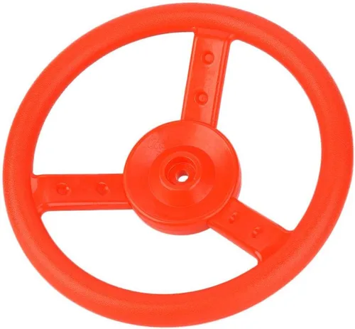 Vista 7 de VGEBY 1 Volante Swingset, plástico al aire libre de los niños del volante del accesorio del patio de juegos Swing Set (rojo) 0