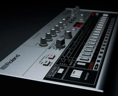 Vista 8 de Roland TR-06 Boutique Rhythm Machine Bundle con cable MIDI y 4 pilas AA Paquete con cable MIDI
