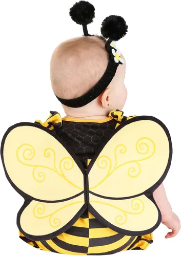 Vista 3 de Disfraz infantil de mameluco de abeja
