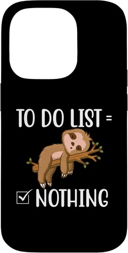 Vista 16 de To Do List - Sleeping Sloth Wildlife Animal Lover Zookeeper Case for iPhone 15