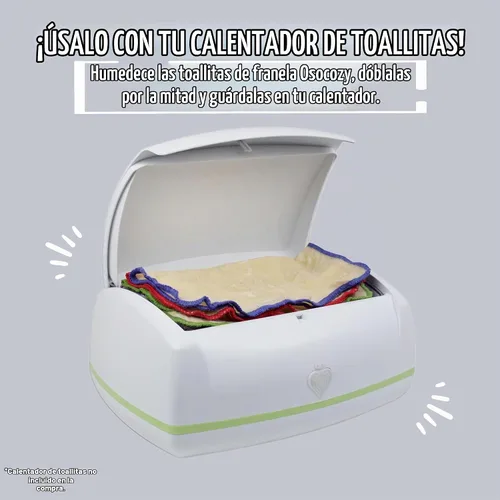 Vista 7 de Toallitas húmedas para bebé ozo confortable - paquete de 15 Natural (marfil)