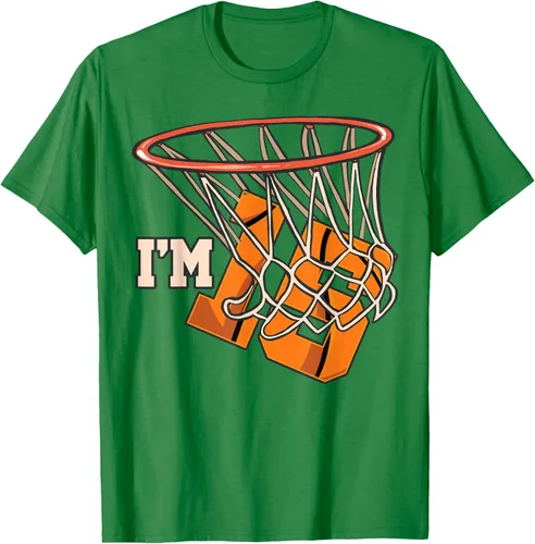 Vista 4 de Camiseta número 15 con temática de baloncesto para fiesta de cumpleaños, Negro, S