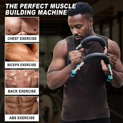 Vista 3 de Ultimate Twister Arm Trainer, Adjustable Chest Workout Equipment, Arm Trainer for Men, Chest Trainer for Men, Shoulder Muscle Training, Portable