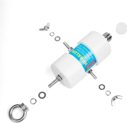 Vista 8 de Femei 1-50MHz 500Watt HF Balun DIY Impermeable 1:1 Voltaje Balun con UHF Hembra (SO-239) Conector