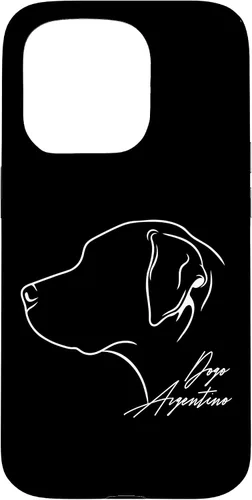 Vista 14 de Funny Proud Dogo Argentino Profile Dog Mom Dog Dog Case para iPhone 17