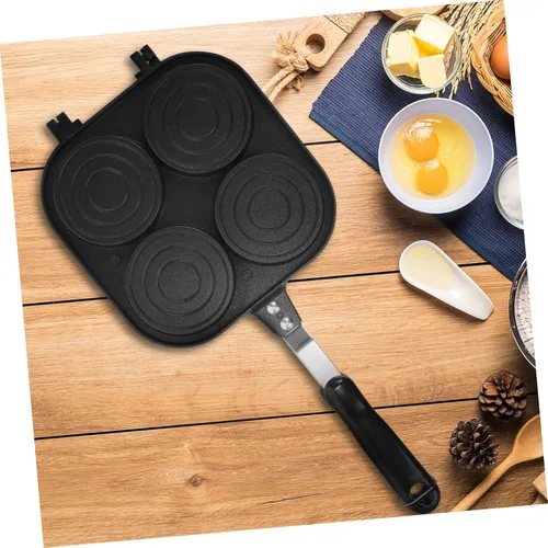 Vista 8 de Molde para tartas de rueda, mini sartenes creativas para huevos, placa antiadherente, sartén para pan de pan, cacerolas para placas de inducción