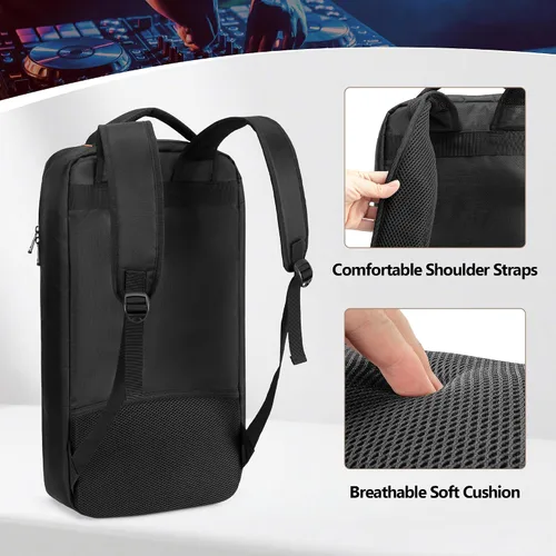 Vista 4 de Rexmica - Mochila para controlador de DJ para mezclador DDJ-400/SB2/SB3/REV1/FLX4