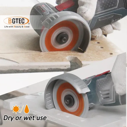Vista 86 de BGTEC Hoja turbo de granito de diamante, disco de corte de 3 pulgadas/2.953 in para hormigón, hormigón reforzado, piedras artificiales duras
