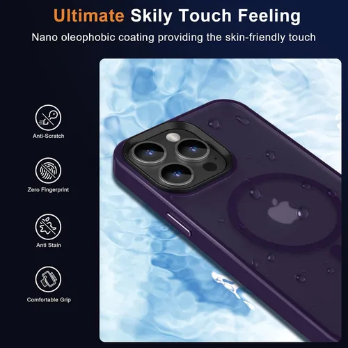Vista 390 de MOCCA - Funda magnética resistente para iPhone XR de 6.1 pulgadas, compatible con MagSafe, funda con protección contra caídas de grado militar