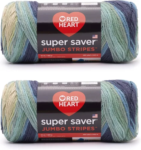 Vista 18 de Red Heart Super Saver Jumbo Ovillo de lana, Amatista