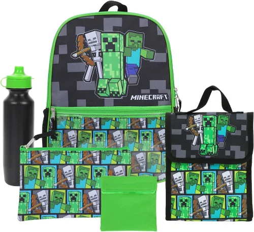 Vista 14 de Bioworld Conjunto de Mochila Premium y Kit de Almuerzo de Batman de 2 Piezas de 16" para Niños