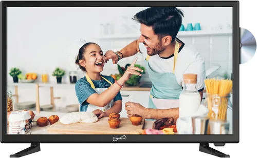 Vista 11 de Supersonic SC-1912 LED HDTV de 19 pulgadas con calidad de imagen de 1080p, reproductor de DVD integrado, HDMI, USB, capacidad de monitor de PC