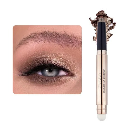 Vista 15 de LOKFAR Sombra de ojos en barra de maquillaje cosméticos iluminador de ojos, lápiz de sombra de ojos en crema giratoria, sombra de ojos en barra
