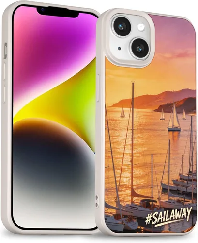 Vista 124 de Funda para iPhone 12 Pro Max (protección contra caídas de grado militar) Funda de teléfono de TPU a prueba de golpes, medusa-12PM Azul