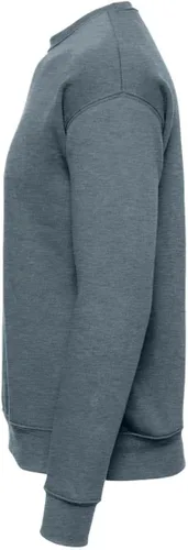 Vista 3 de Bella Canvas Sudadera de cuello redondo con hombros caídos y forro polar